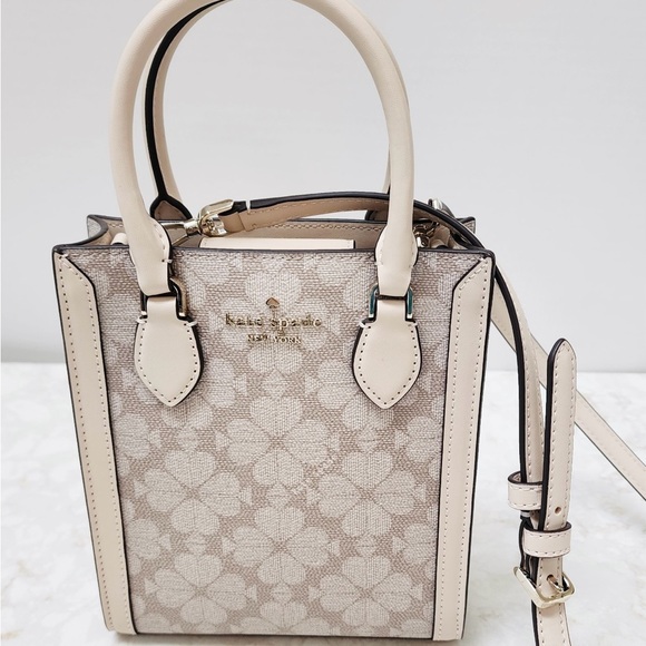 kate spade Handbags - Kate Spade Cream Floral Satchel